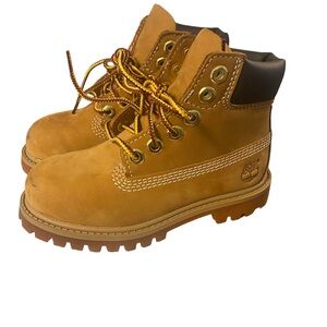 Timberland Boots (Toddler’s/Petits), Size: 9 M/M, Color: Wheat Nubuck (USED)
